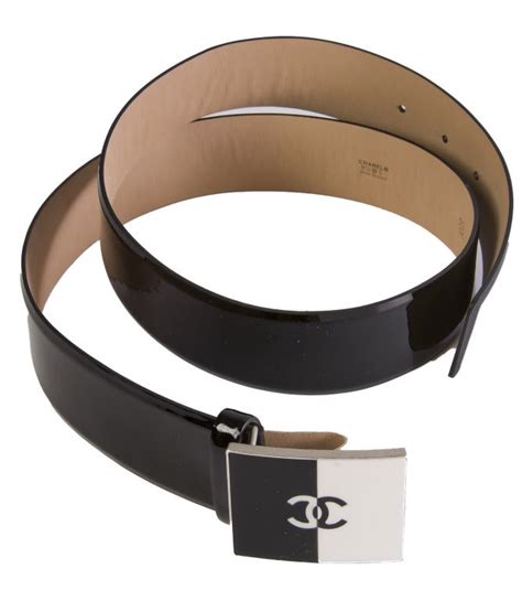 chanel patent leather belt chain buckle|Chanel Belts .